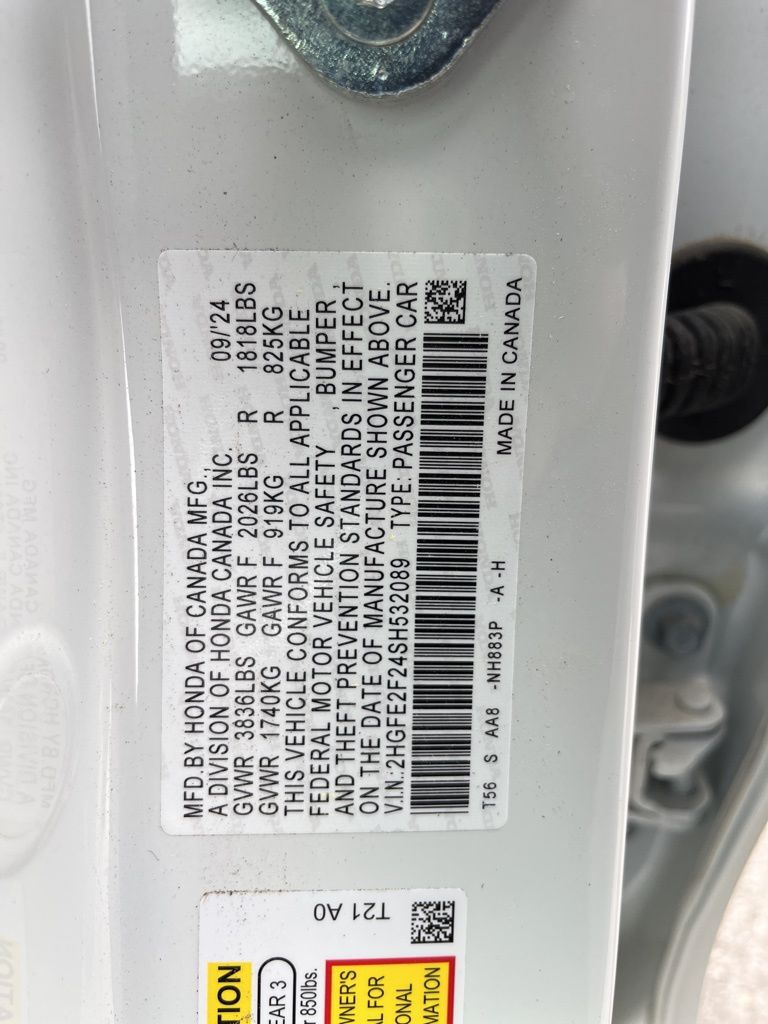 2025 Honda Civic LX 9