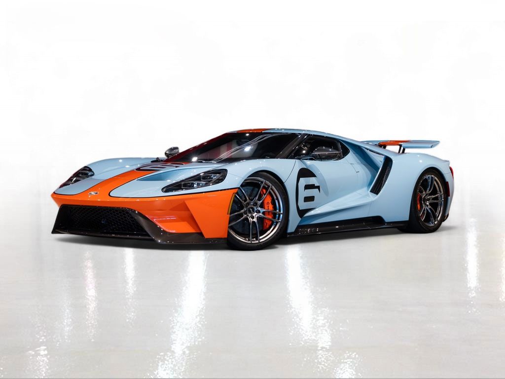 Blue 2020 Ford GT RWD Coupe Rear-Wheel Drive 7-Speed Automatic