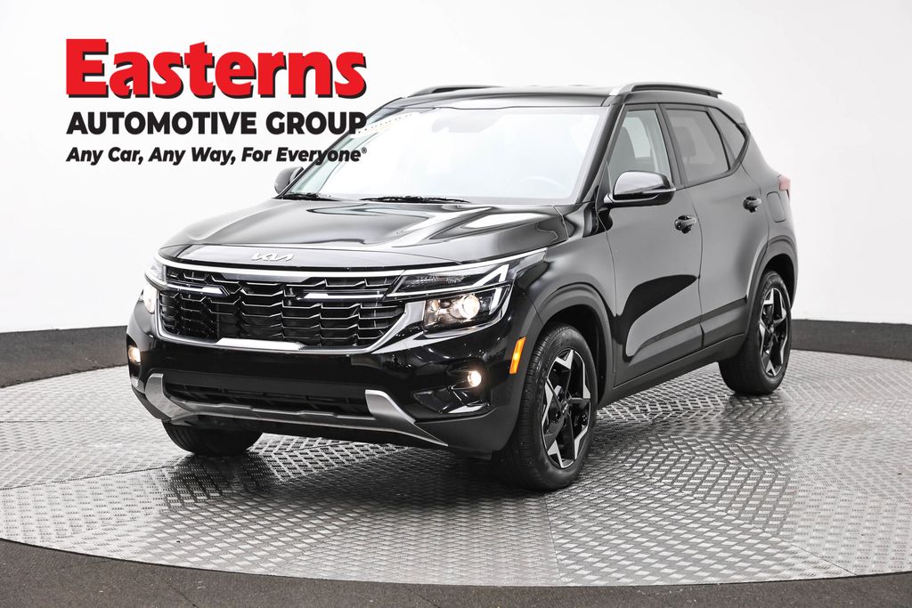 Fusion Black 2025 Kia Seltos S FWD SUV / Crossover Front-Wheel Drive Continuously Variable Transmission
