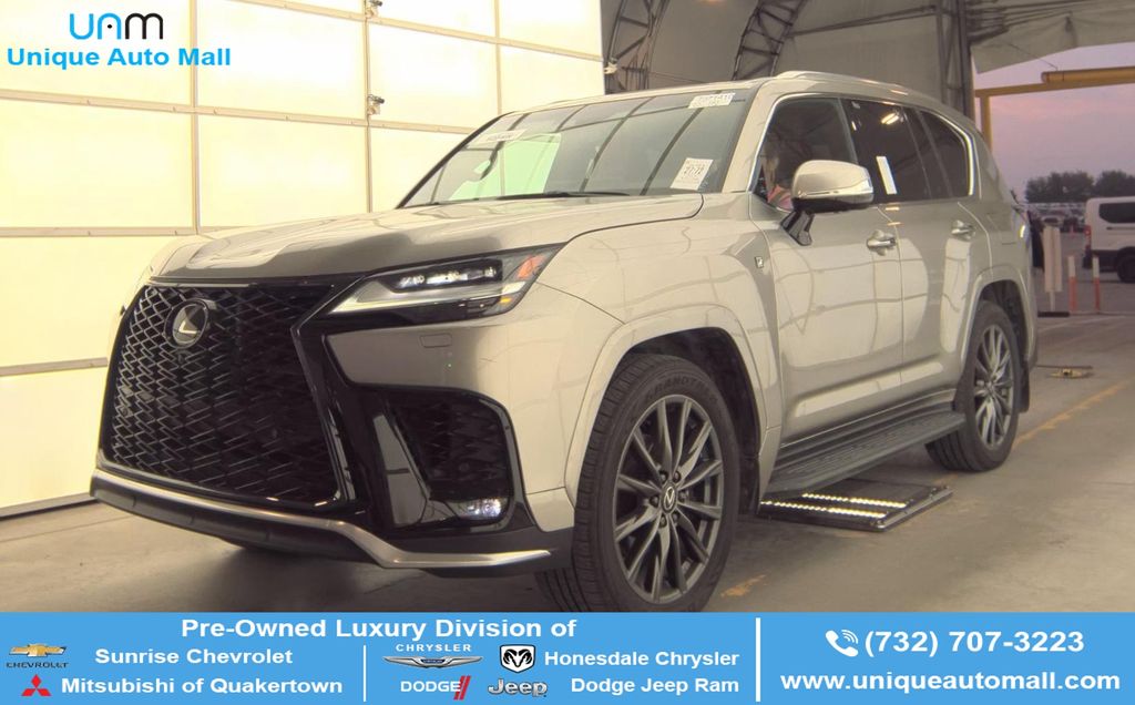 Atomic Silver 2024 Lexus LX 600 F Sport Handling AWD SUV / Crossover All-Wheel Drive Automatic