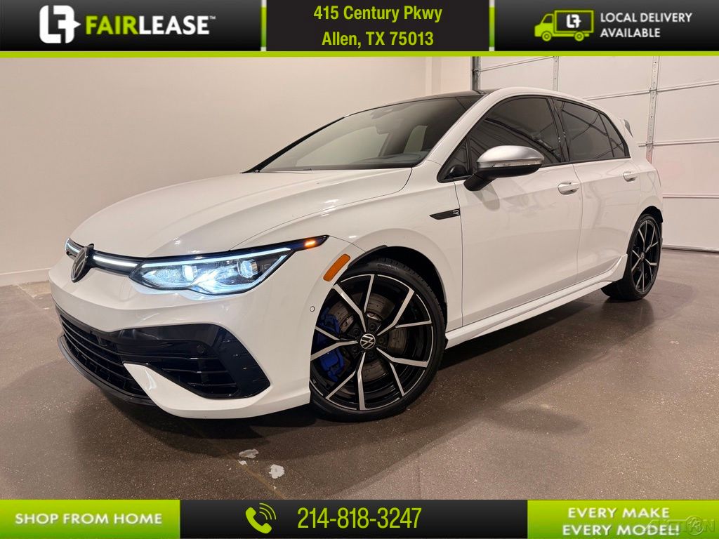 Pure White 2024 Volkswagen Golf R Hatchback All-Wheel Drive 6-Speed Manual