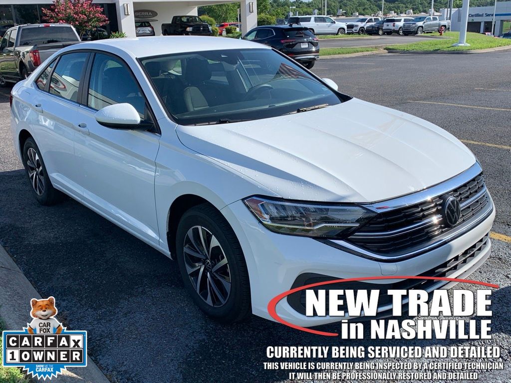 White 2024 Volkswagen Jetta Sedan Front-Wheel Drive 8-Speed Automatic