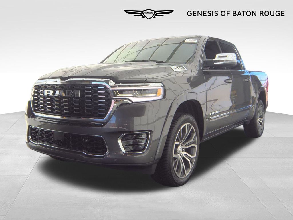 Gray (Granite Crystal Metallic Clearcoat) 2026 RAM 1500 Tungsten Crew Cab 4WD Pickup Truck Four-Wheel Drive 8-Speed Automatic