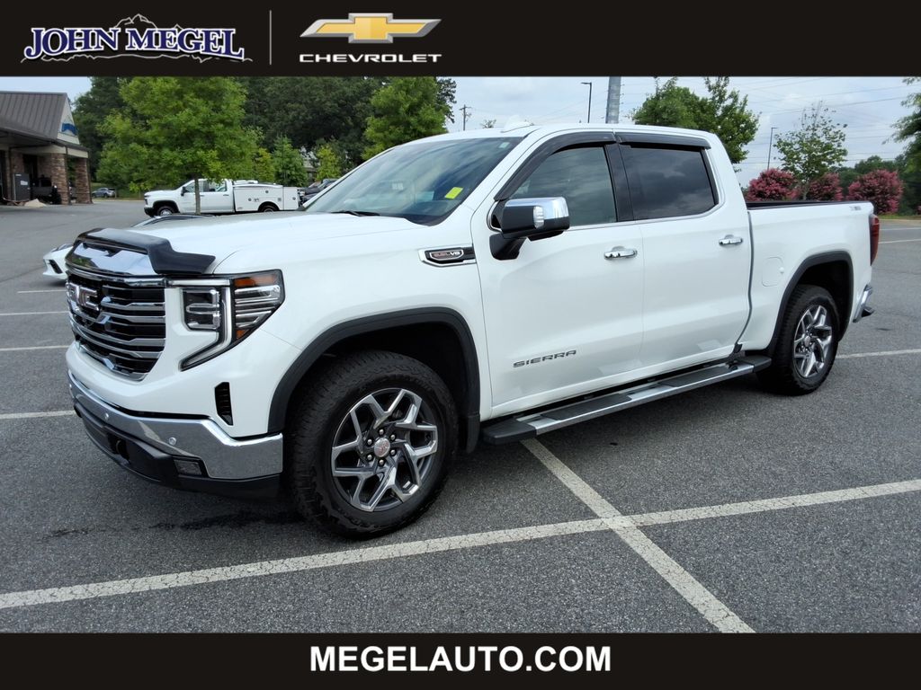 Summit White 2025 GMC Sierra 1500 Pickup Truck Four-Wheel Drive Automatic