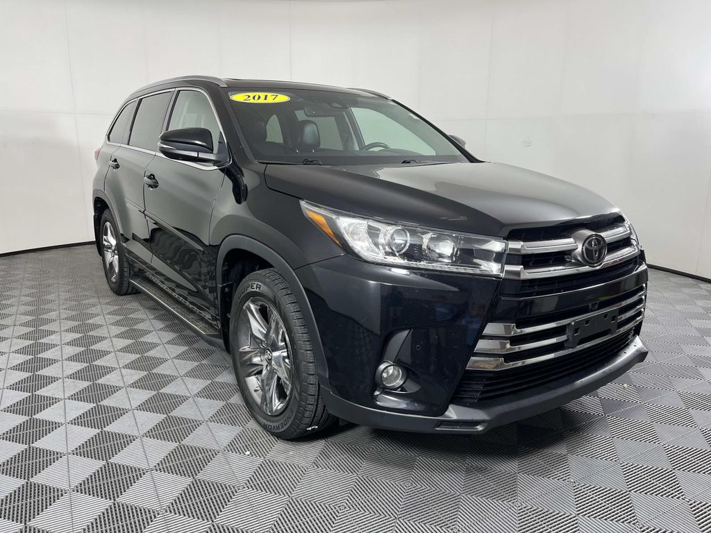 Midnight Black Metallic 2017 Toyota Highlander Limited Platinum AWD SUV / Crossover All-Wheel Drive 8-Speed Automatic