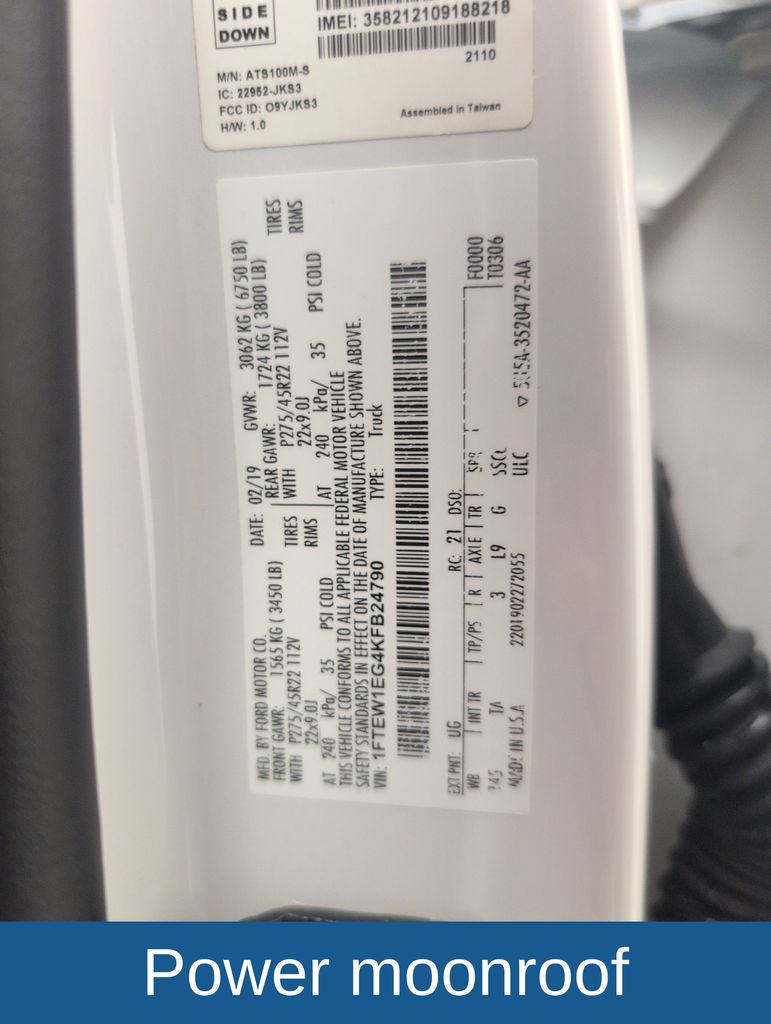 Used 2019 White Ford Limited image 38