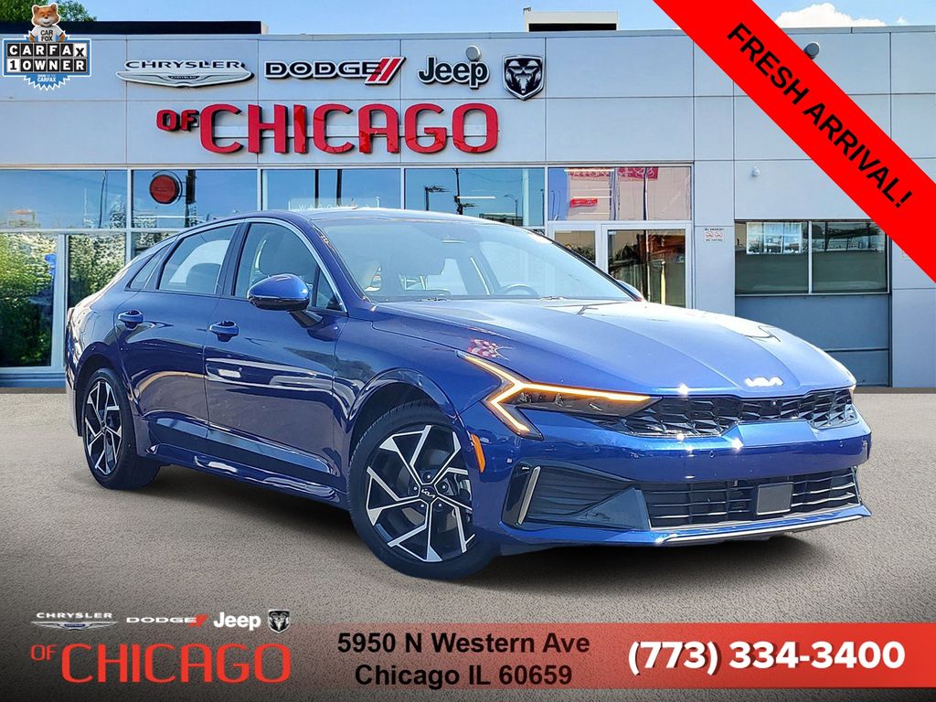 Yacht Blue 2025 Kia K5 Sedan Front-Wheel Drive 8-Speed Automatic