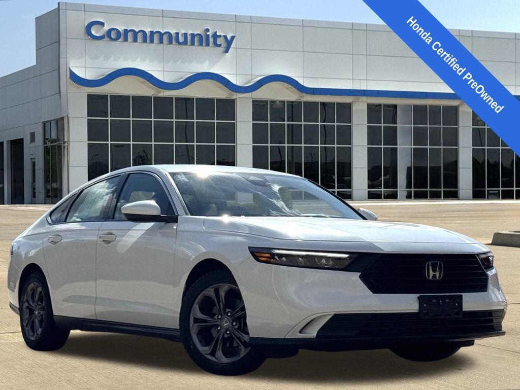 2023 Honda Accord EX White at Mac Haik CDJR North Houston