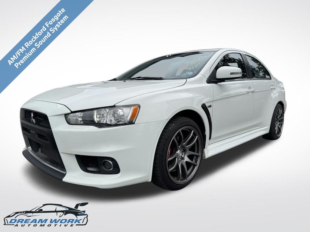 Wicked White Metallic 2015 Mitsubishi Lancer Evolution MR Sedan All-Wheel Drive 6-Speed Automatic