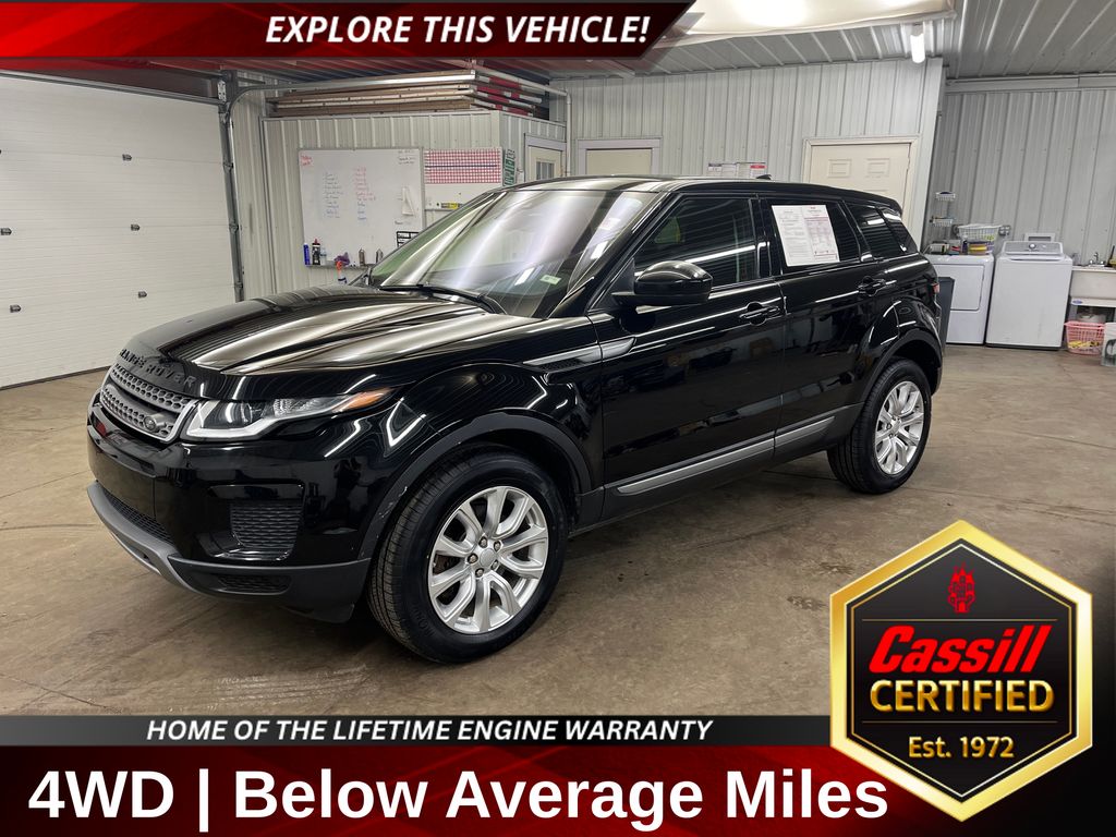 Narvik Black 2019 Land Rover Range Rover Evoque SE AWD SUV / Crossover All-Wheel Drive 9-Speed Automatic