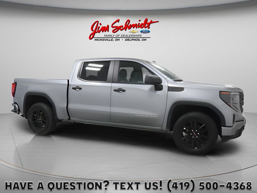 Sterling Metallic 2024 GMC Sierra 1500 Pro Crew Cab 4WD Pickup Truck Four-Wheel Drive 8-Speed Automatic