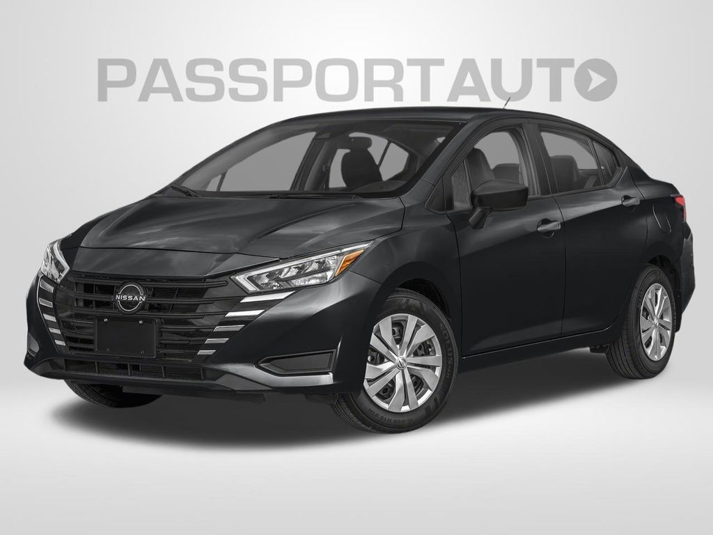 Super Black Metallic 2025 Nissan Versa S FWD Sedan Front-Wheel Drive Automatic