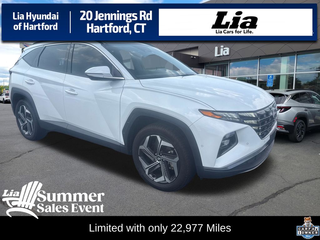 White Pearl 2024 Hyundai Tucson SUV / Crossover All-Wheel Drive 8-Speed Automatic