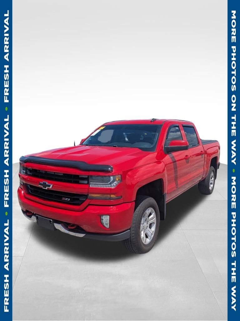 Red Hot 2016 Chevrolet Silverado 1500 Pickup Truck Four-Wheel Drive 6-Speed Automatic Overdrive