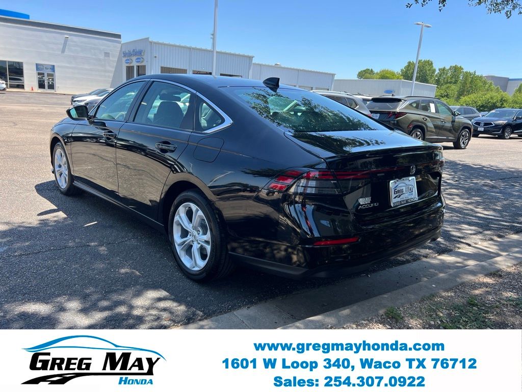 2026 Honda Accord LX Black at Greg May Honda