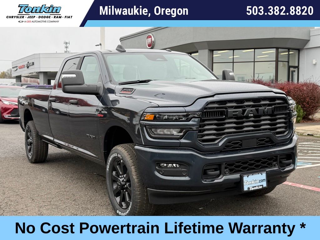 Forged Blue Metallic 2026 RAM 3500 Pickup Truck Four-Wheel Drive 8-Speed Automatic
