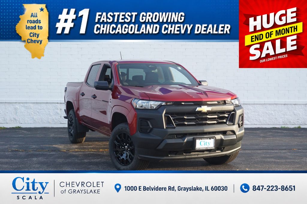 Radiant Red Tintcoat 2026 Chevrolet Colorado Pickup Truck Four-Wheel Drive 8-Speed Automatic