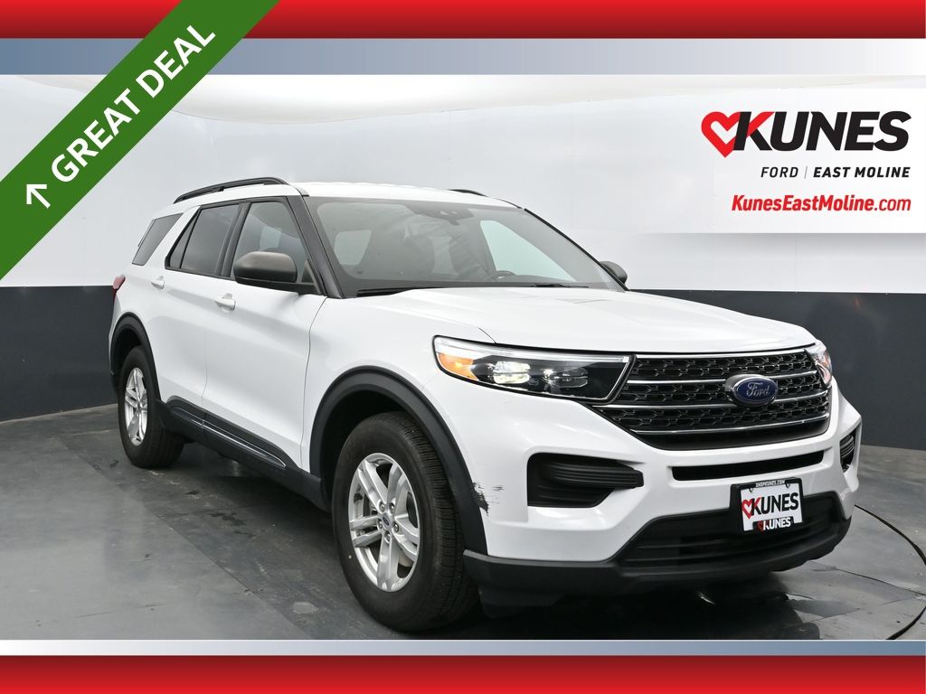 Oxford White 2020 Ford Explorer SUV / Crossover All-Wheel Drive Automatic