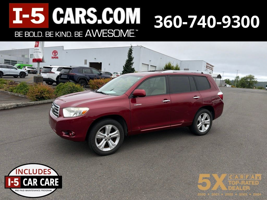 Salsa Red Pearl 2008 Toyota Highlander SUV / Crossover All-Wheel Drive 5-Speed Automatic Overdrive