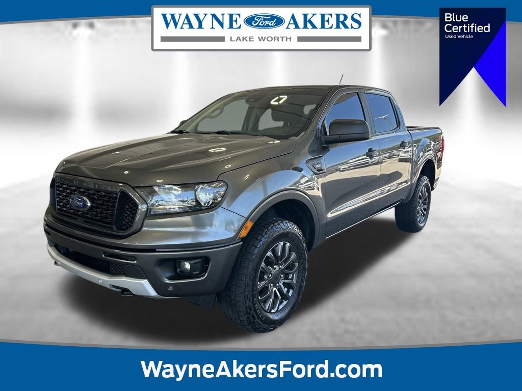 Gray (Magnetic) 2019 Ford Ranger Pickup Truck Four-Wheel Drive Automatic