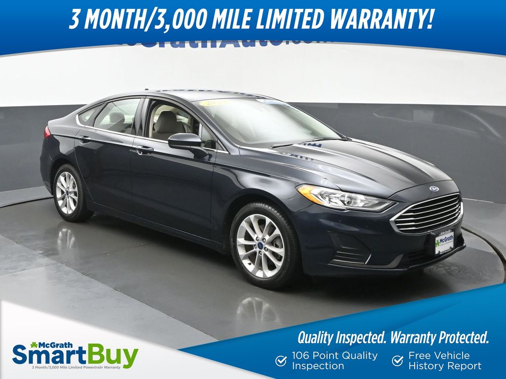 Blue Metallic 2020 Ford Fusion Hybrid SE FWD Sedan Front-Wheel Drive Continuously Variable Transmission