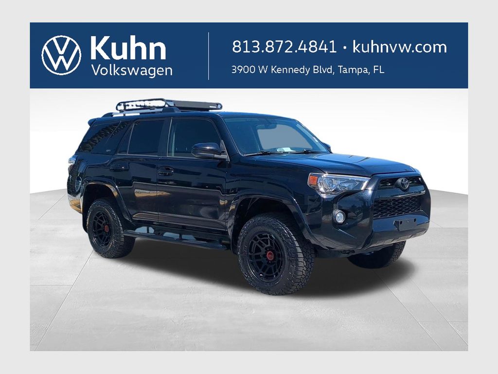 Midnight Black Metallic 2019 Toyota 4Runner SUV / Crossover Four-Wheel Drive 5-Speed Automatic Overdrive