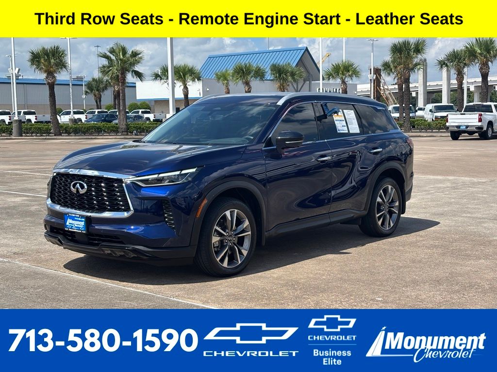 Grand Blue 2023 INFINITI QX60 SUV / Crossover Front-Wheel Drive 9-Speed Automatic