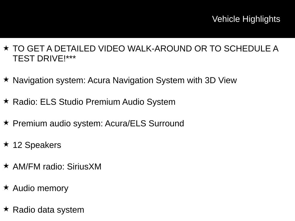 Certified Used 2024 Black Acura Technology image 4
