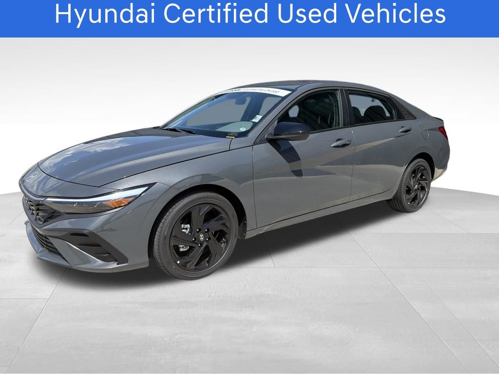 Ecotronic Gray 2026 Hyundai Elantra Sedan Front-Wheel Drive Continuously Variable Transmission