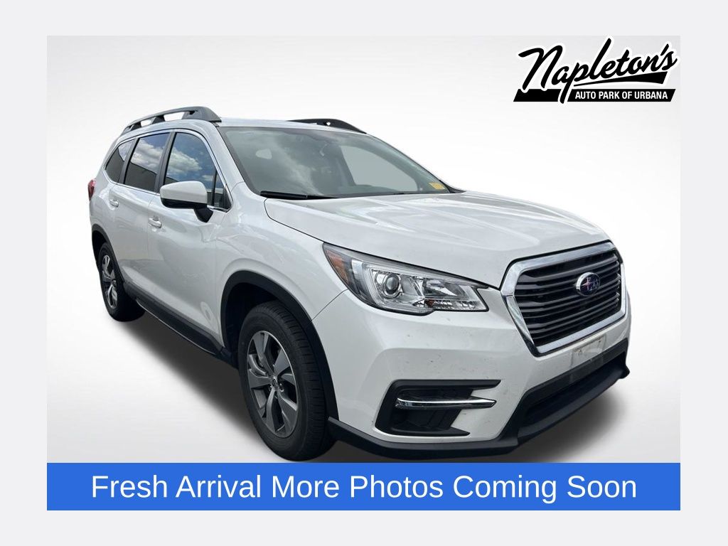 Crystal White Pearl 2019 Subaru Ascent Premium 7-Passenger AWD SUV / Crossover All-Wheel Drive Continuously Variable Transmission