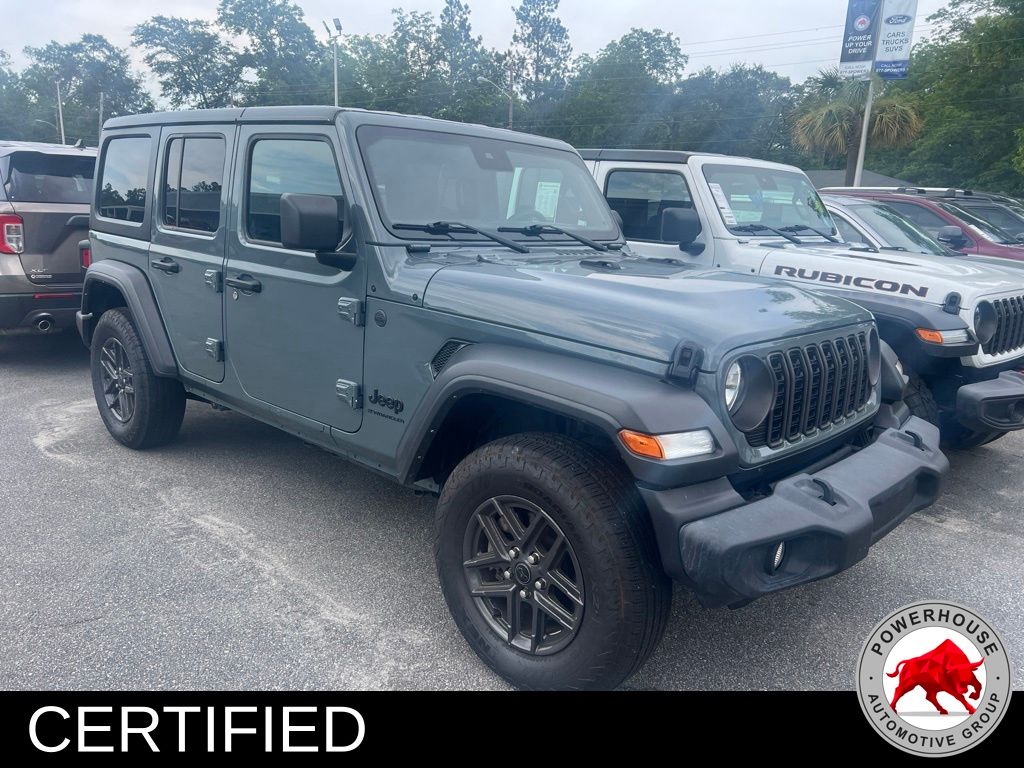 Anvil Clear Coat 2024 Jeep Wrangler SUV / Crossover Four-Wheel Drive 8-Speed Automatic