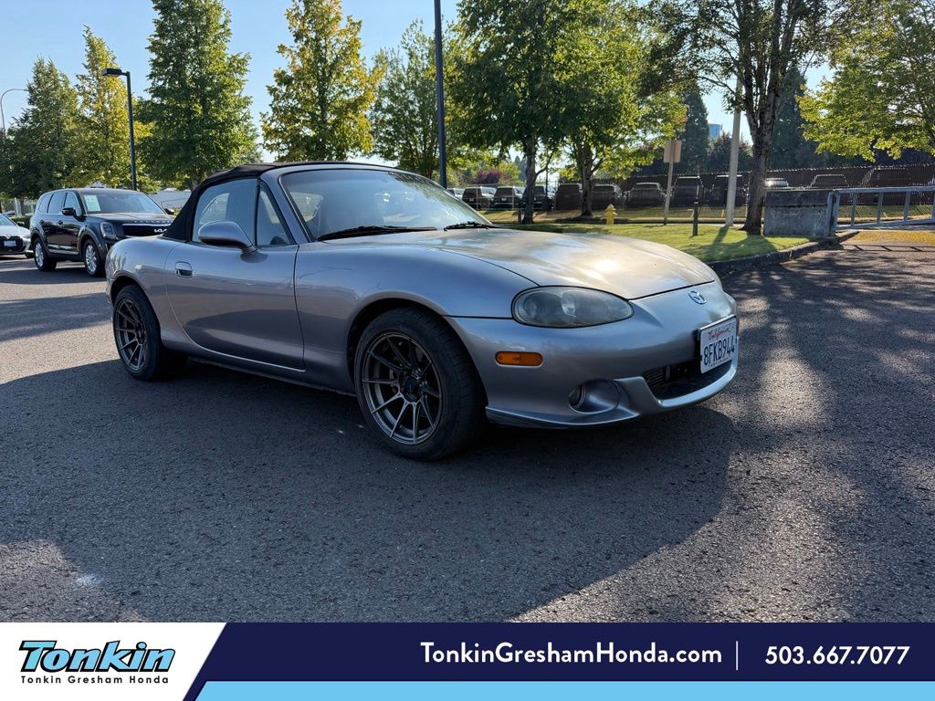 Titanium Gray Metallic 2004 Mazda MAZDASPEED MX-5 Miata Convertible Rear-Wheel Drive 6-Speed Manual Overdrive