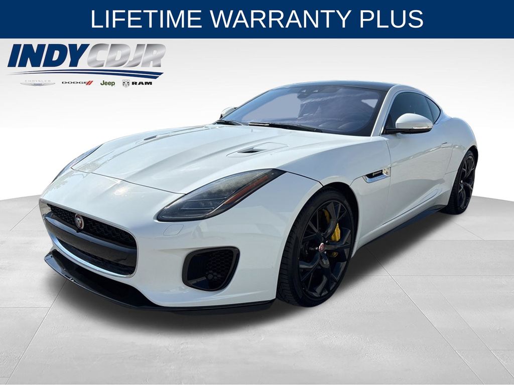 Meribel White Pearl Gloss 2020 Jaguar F-TYPE Coupe All-Wheel Drive 8-Speed Automatic