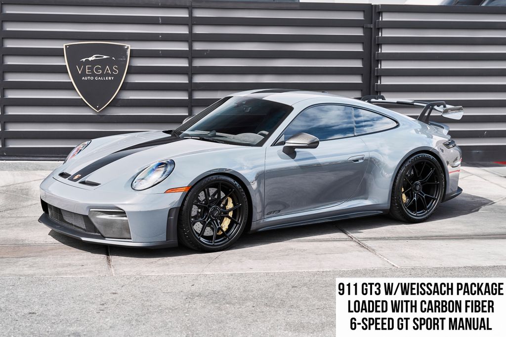Gray (Arctic Grey) 2025 Porsche 911 GT3 Coupe RWD Coupe Rear-Wheel Drive Automatic