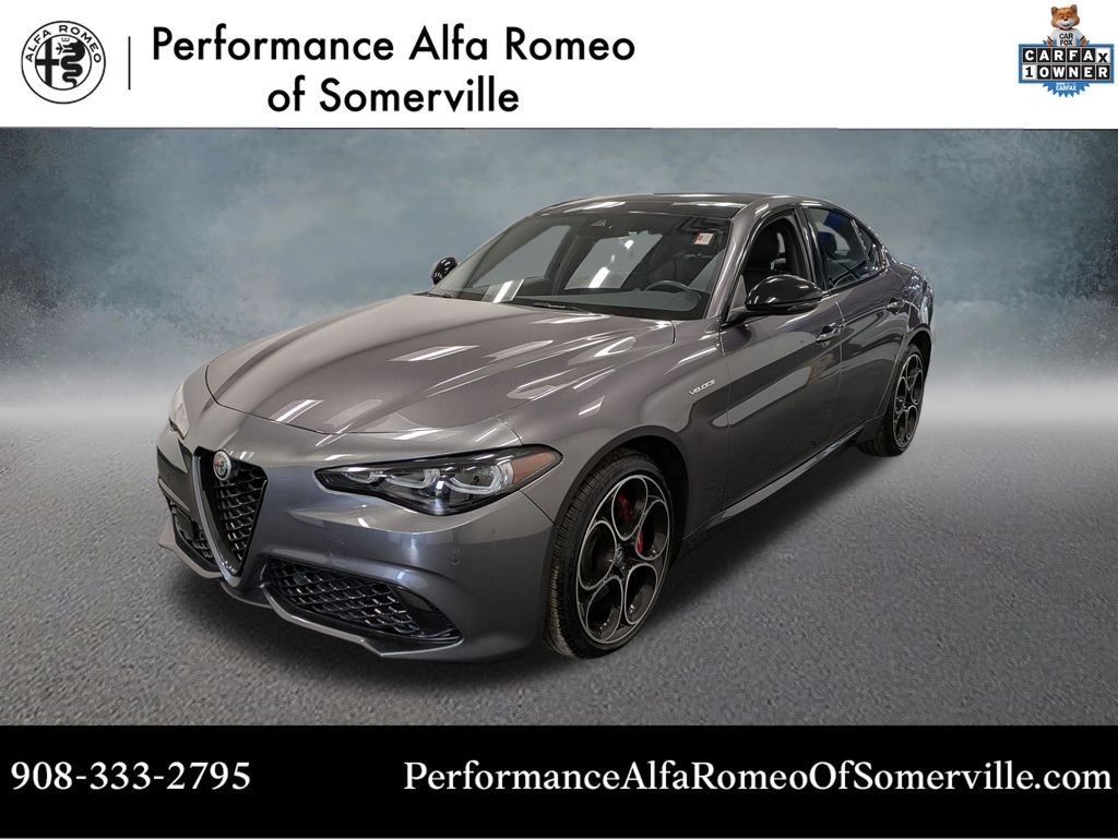 Gray Metallic 2024 Alfa Romeo Giulia Veloce AWD Sedan All-Wheel Drive 8-Speed Automatic