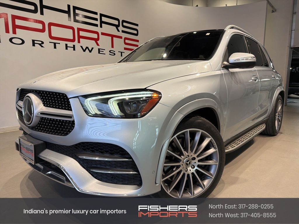 Silver 2022 Mercedes-Benz GLE 450 Crossover 4MATIC SUV / Crossover All-Wheel Drive 9-Speed Automatic