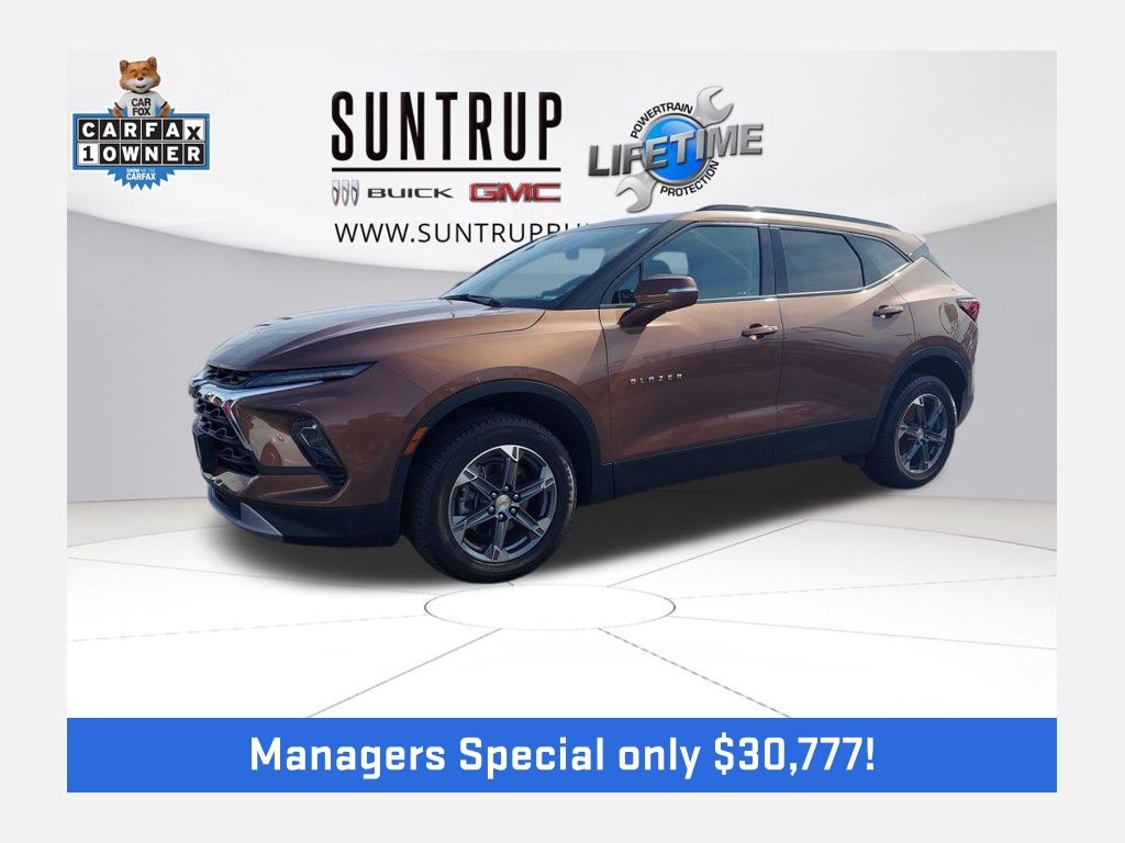 Red (Copper Bronze Metallic) 2023 Chevrolet Blazer 3LT AWD SUV / Crossover All-Wheel Drive 9-Speed Automatic Overdrive