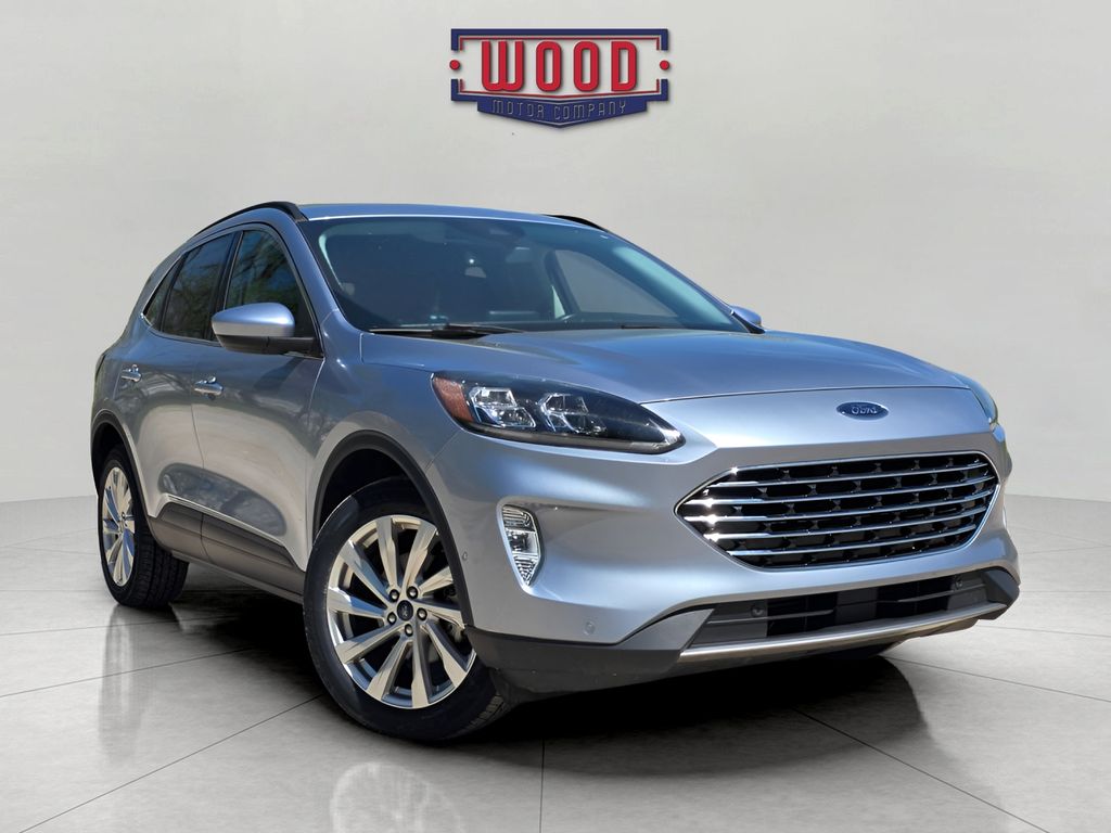 Blue Silver Metallic 2022 Ford Escape Titanium AWD SUV / Crossover All-Wheel Drive 8-Speed Automatic