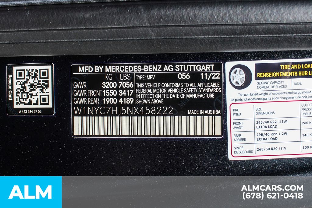 Used 2022 Black Mercedes-Benz G 63 AMG® image 44