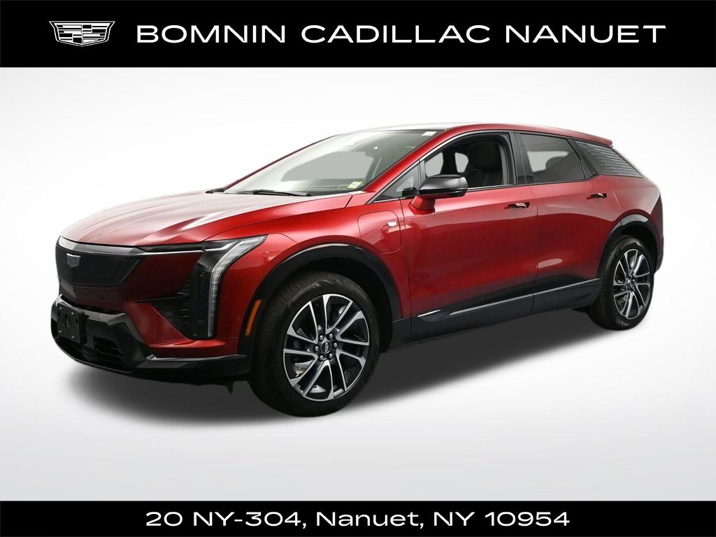 Radiant Red 2025 Cadillac OPTIQ SUV / Crossover All-Wheel Drive 1-Speed Automatic