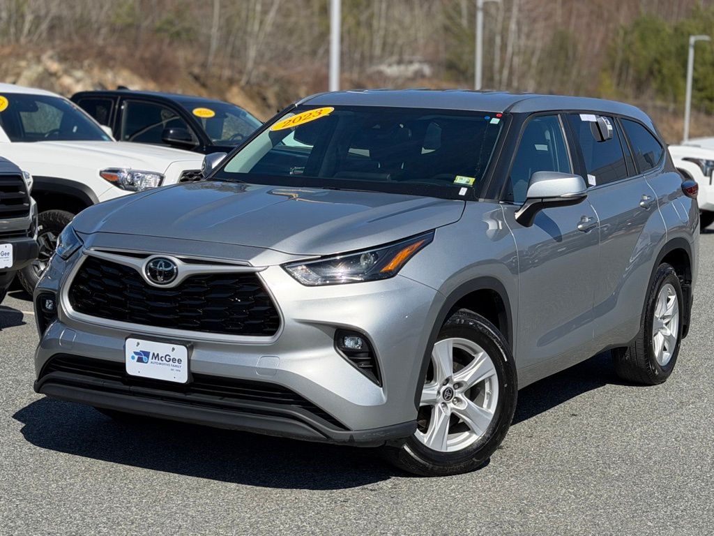 Celestial Silver Metallic 2023 Toyota Highlander LE AWD SUV / Crossover All-Wheel Drive 8-Speed Automatic
