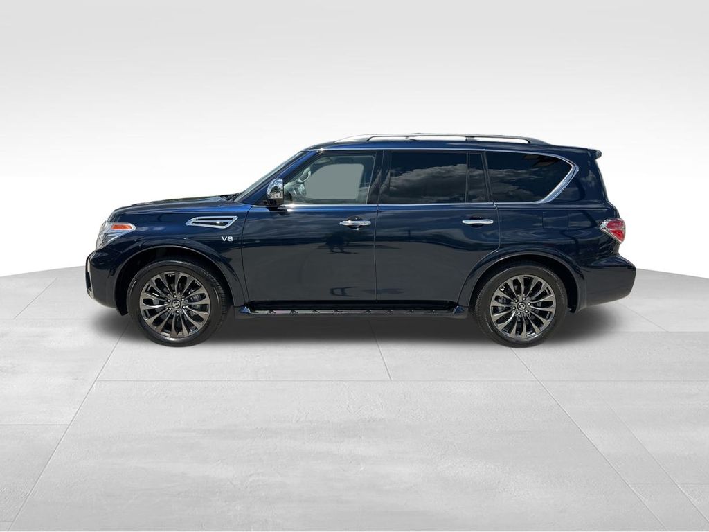 2020 Hermosa Blue Pearl Nissan Armada Platinum 4X4 SUV