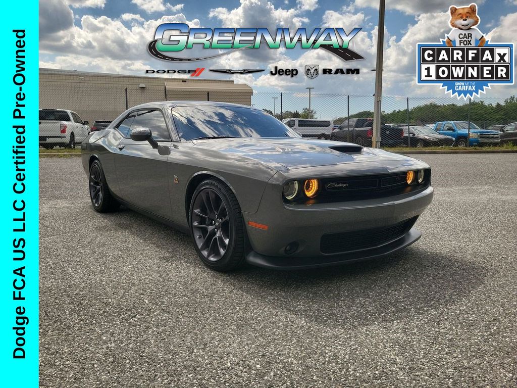 Destroyer Gray Clearcoat 2023 Dodge Challenger Coupe Rear-Wheel Drive 8-Speed Automatic