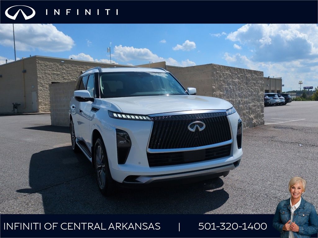 Radiant White 2026 INFINITI QX80 SUV / Crossover Rear-Wheel Drive 9-Speed Automatic