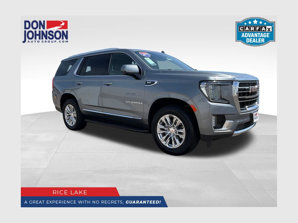 Gray (Satin Steel Metallic) 2022 GMC Yukon SUV / Crossover Four-Wheel Drive