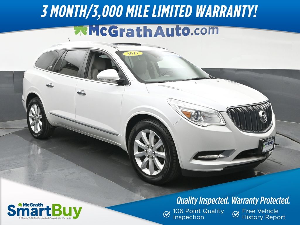 White Frost Tricoat 2017 Buick Enclave Premium AWD SUV / Crossover All-Wheel Drive 6-Speed Automatic Overdrive