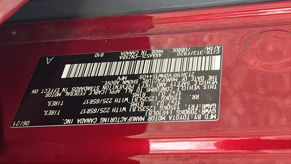 Certified Used 2021 Red Toyota LE image 23