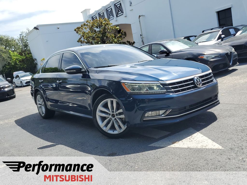 Blue Metallic 2018 Volkswagen Passat Sedan Front-Wheel Drive 6-Speed Automatic