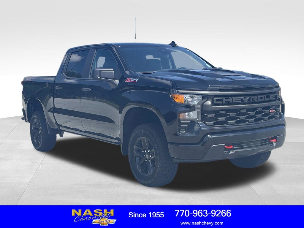 Black 2026 Chevrolet Silverado 1500 Pickup Truck Four-Wheel Drive Automatic