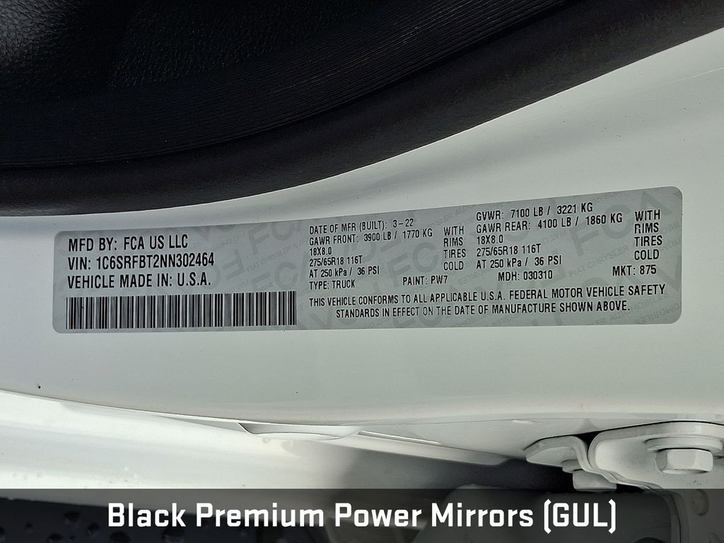 2022 Ram 1500 Big Horn/Lone Star White at Grove City Ford